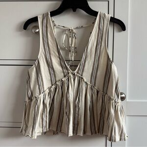 NWOT AE Sunchaser Knit V-Neck Swing Tank Top